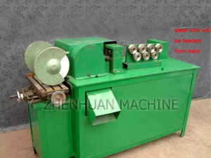 Máquina para fabricar fibras de acero